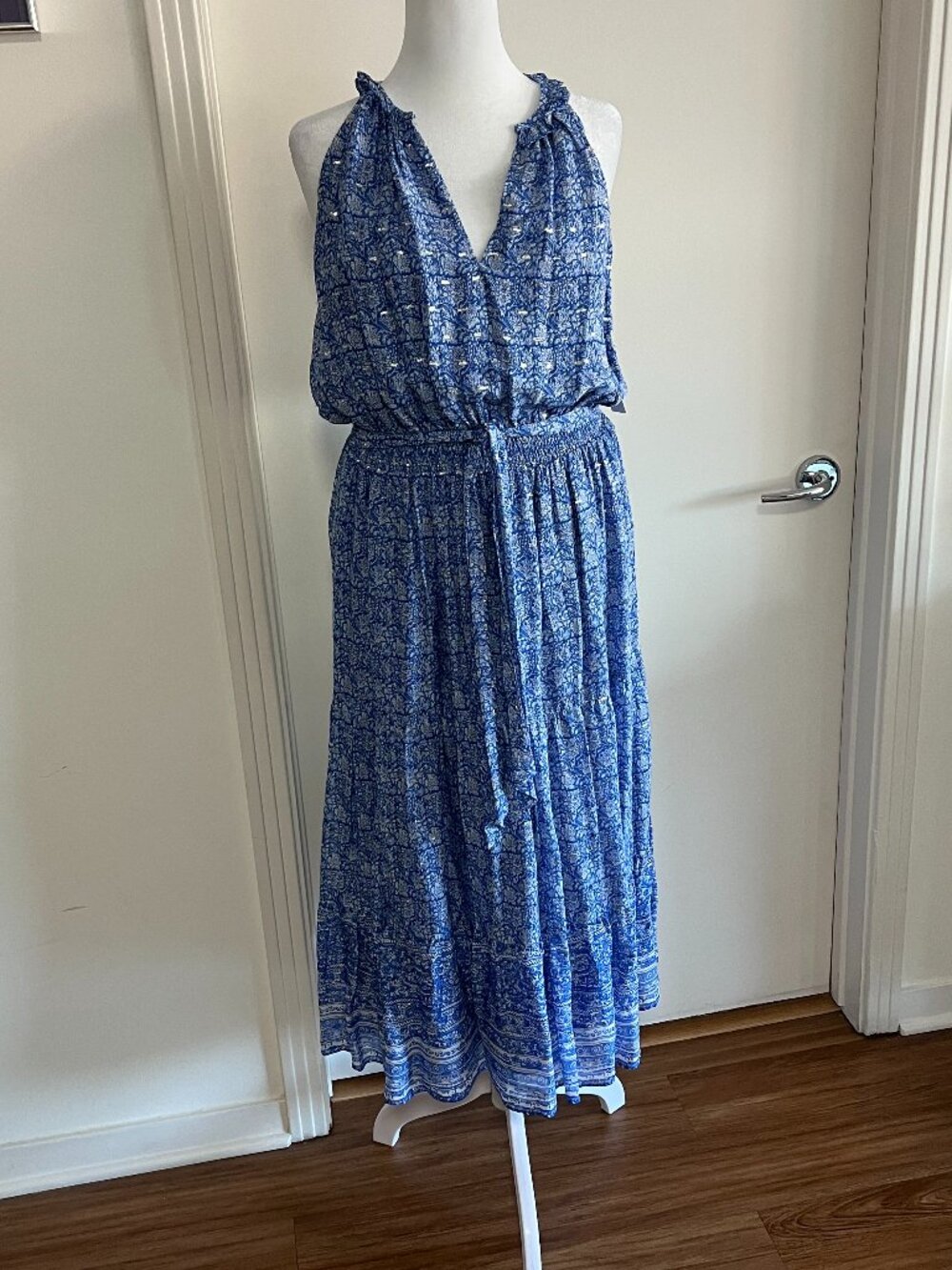 Shoshanna Laila Dress in Sea Blue